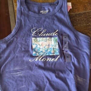 Mighty Fine Purple Claude Monet Art Tank